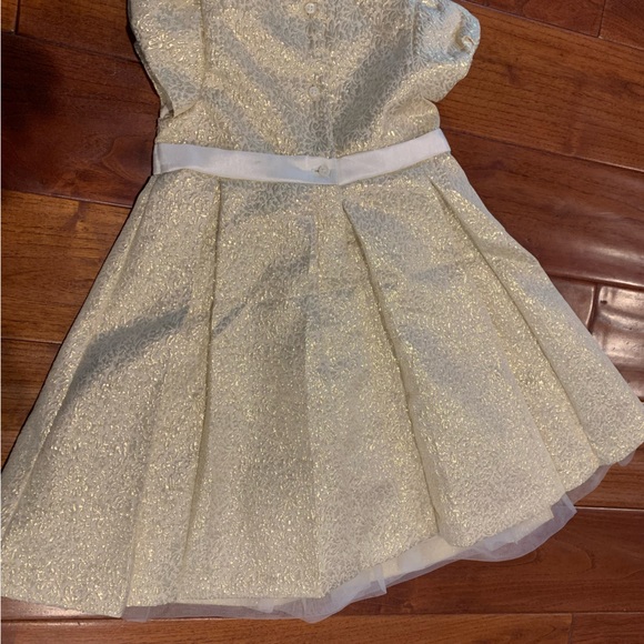 Gymboree gold/cream special occasion HOLIDAY dress, size 3T - Picture 5 of 7